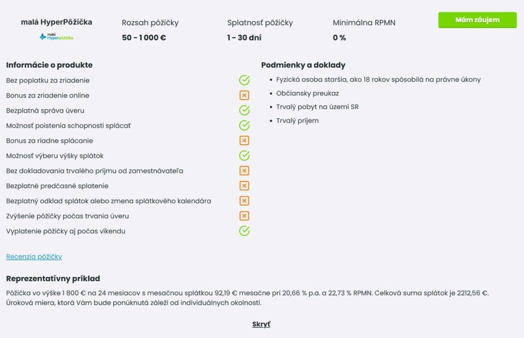 najlepšia minipôžička na Slovensku