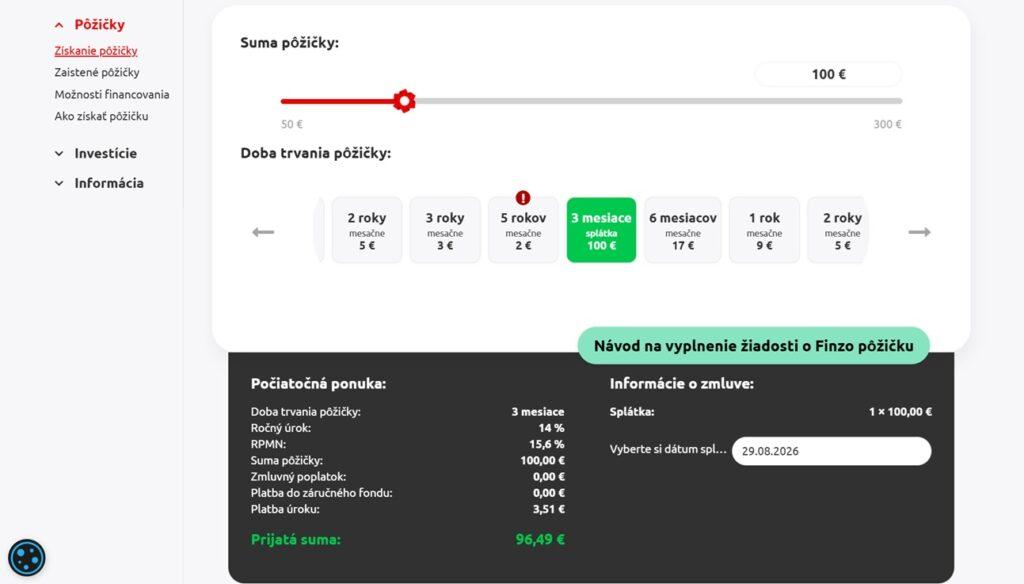rýchla pôžička 100 eur bez registra