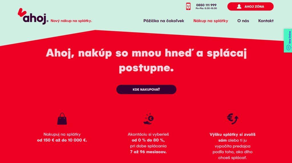 ahoj pôžička ako požiadať