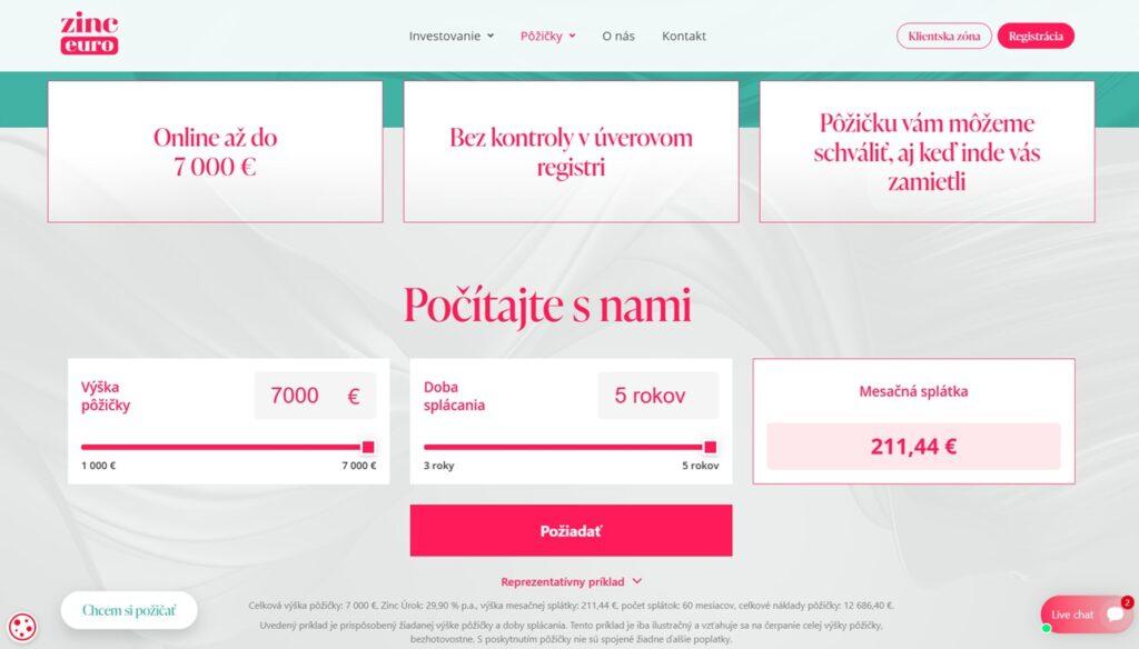 ako získať Zinc pôžičku