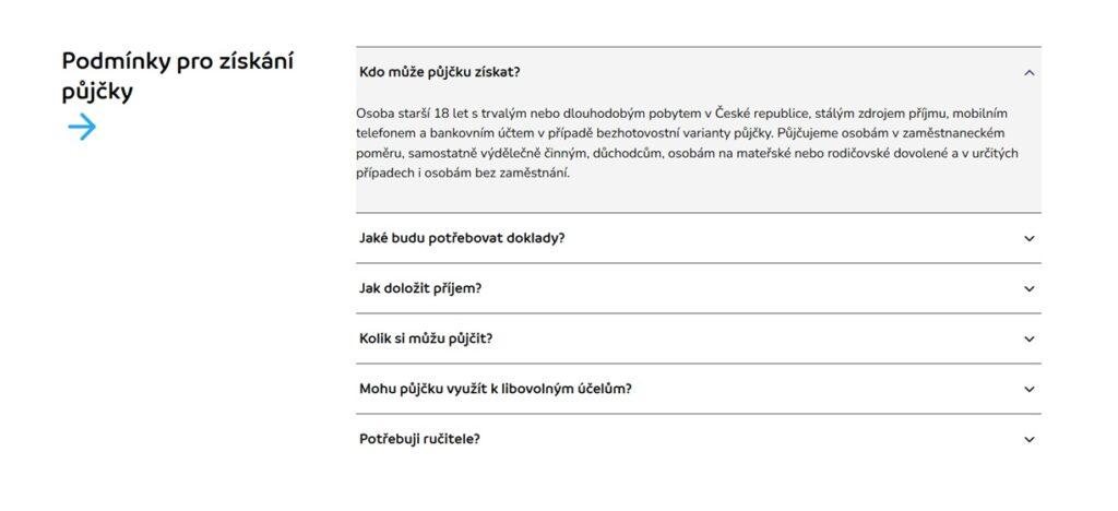provident financial pôžička podmienky