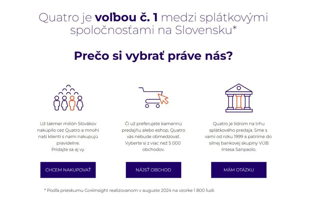 quatro pôžička skúsenosti
